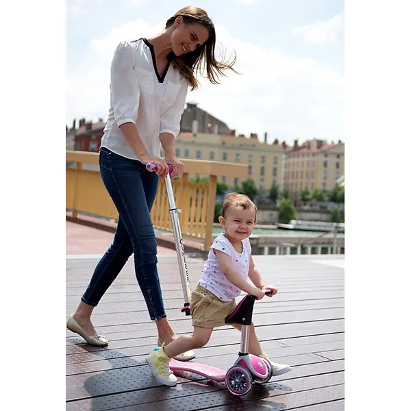 Самокат Y-Scoo RT Globber My Free New Technology Seat 4 в 1 с блокировкой колес фото 13