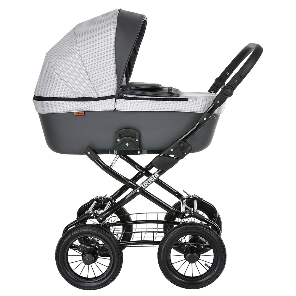 Детская коляска-люлька Pituso Leticia Classic, колесо D-12 - Фото