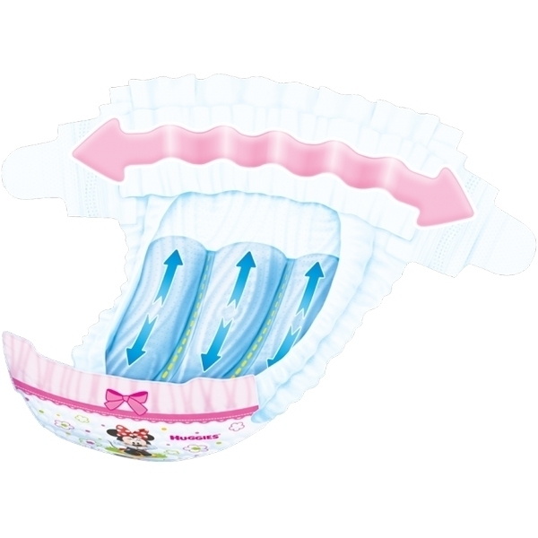 Подгузники для девочек Huggies Ultra Comfort 5, 12-22 кг, 64 штуки фото 5