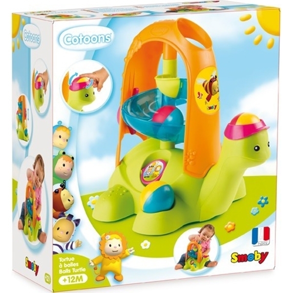 Развивающая игрушка Smoby Черепашка Cotoons с шариками 110414 фото 4