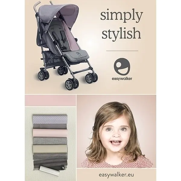 Детская коляска-трость Easywalker Buggy, с бампером фото 38
