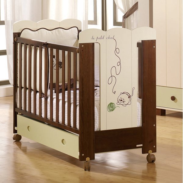 Детская кроватка Micuna Cats 120 х 60 см — как выглядит в жизни