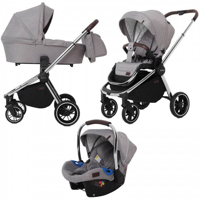 Детская коляска Carello Epica CRL-8515 3 в 1 — как выглядит в жизни