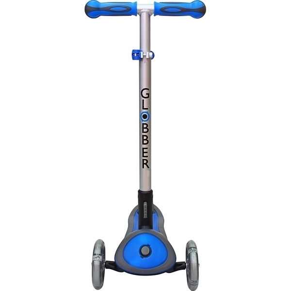 Трехколесный самокат Globber Elite FL My Free Fold Up 449 со светящимися колесами и платформой фото 9