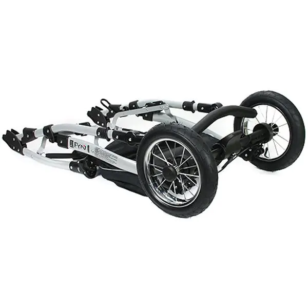 Детская коляска Jedo Classic Fyn 4DS LC 2 в 1, стразы, белое шасси фото 4
