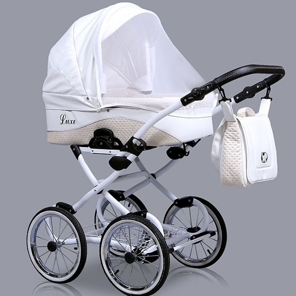 Детская коляска Nastella Luxe Prestige Eco 2 в 1, эко-кожа фото 3