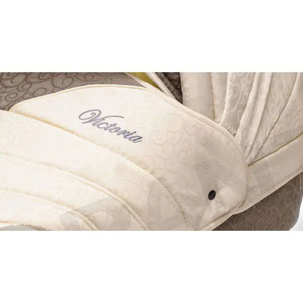 Детская коляска Esperanza Victoria Prestige 2 в 1 Цвет рамы - Бежевый - Маленькие колеса фото 13