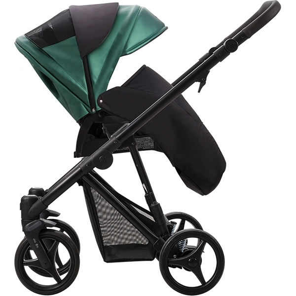 Детская коляска Bebetto Nitello Shine 2 в 1, эко-кожа + ткань фото 4