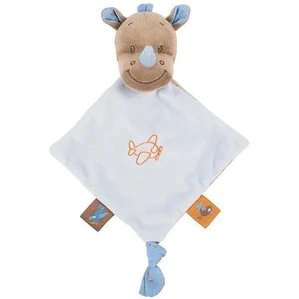 Мягкие игрушки малые Nattou Doudou Наттоу Дуду Arthur & Louis Зебра и Носорог 644105, 644112 фото 1