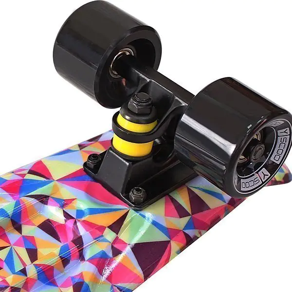 Скейтборд RT Y-Scoo Fishskateboard Print 22" с сумкой арт. 401G, 56,6х15 фото 9