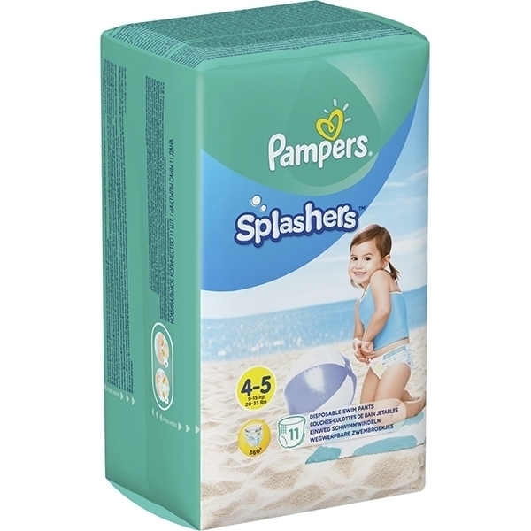 Детские трусики для плавания Pampers Splashers 4-5, 11 штук фото 1