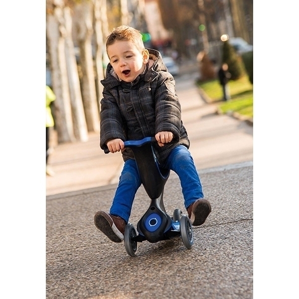 Трехколесный самокат Globber EVO 5 в 1 со светящимися колесами фото 29