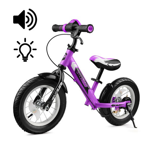 Детский беговел Small Rider Roadster 2 Air Plus, с ревом мотора, светодиодами - Фото