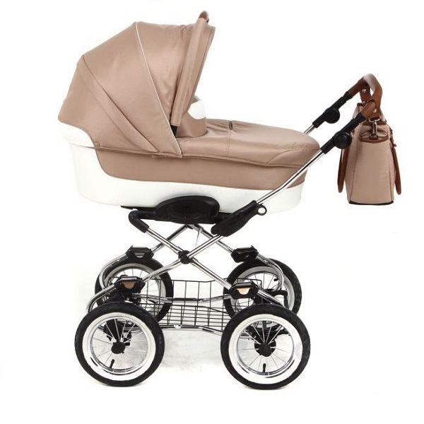 Детская коляска Navington Caravel 2 в 1, диаметр колёс 12" 30см в ...