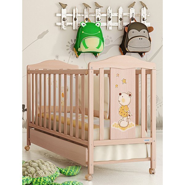 Детская кроватка Micuna Selsia 120 х 60 см с матрацем CH-620 — как выглядит в жизни