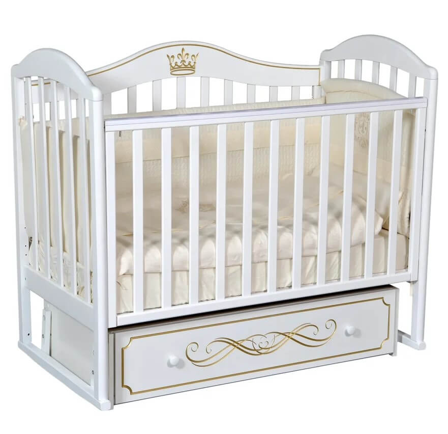 Детская кроватка Антел Anita 99, универсальный маятник - Фото