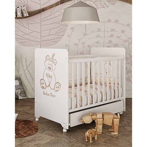 Детская кроватка Micuna Indian 120 х 60 см — как выглядит в жизни