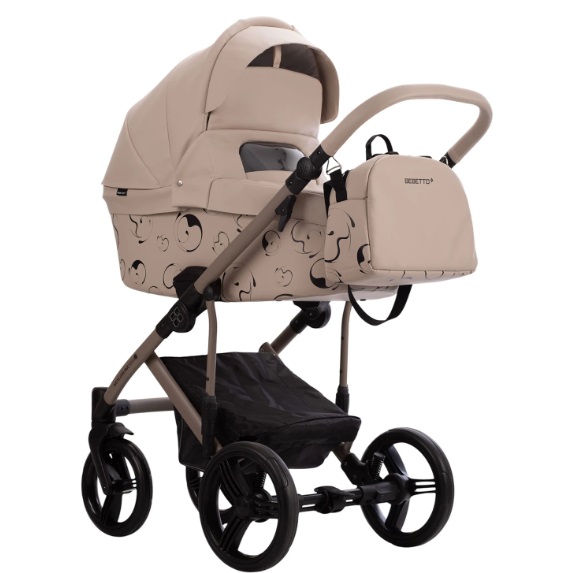 Детская коляска Bebetto Magnum Light SE Pro 2 в 1 на бежевой раме фото 2