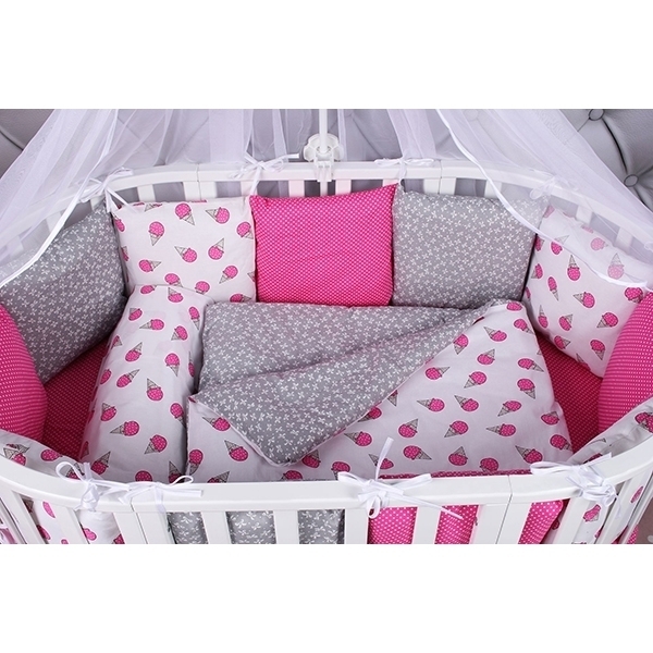 Комплект в кроватку AmaroBaby Sweet, 4 предмета, бязь фото 2