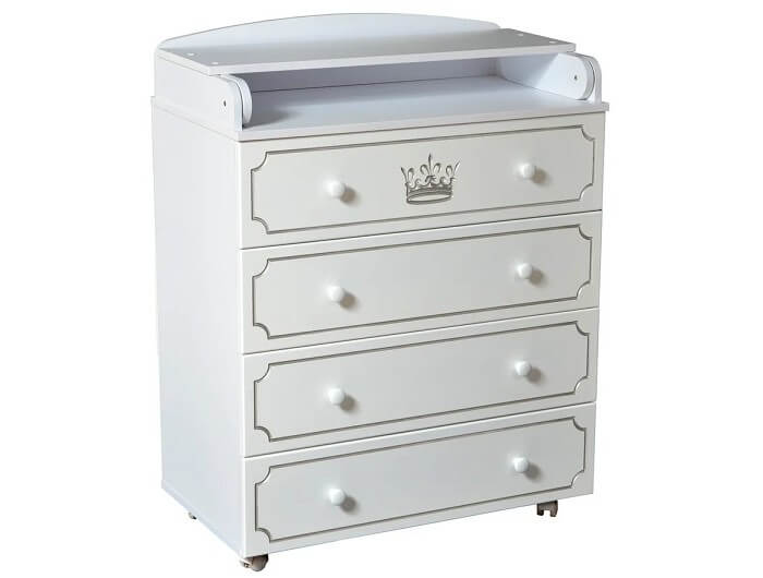 Пеленальный комод Кедр Victoria 804 МДФ Crown - Фото