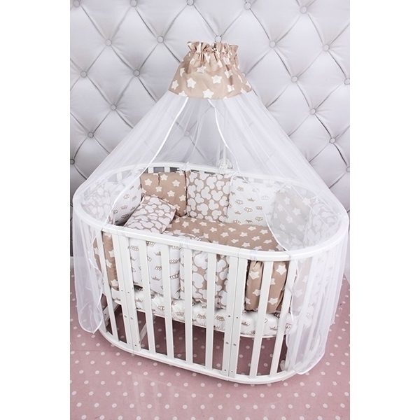 Универсальный комплект постели в кроватку AmaroBaby Soft, 19 предметов фото 1