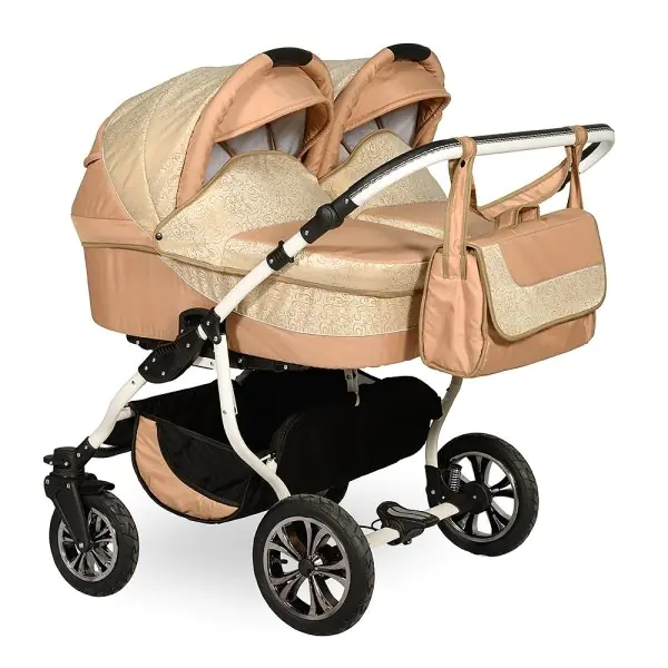 Детская коляска для двойни Indigo Charlotte Duo 2 в 1 фото 1