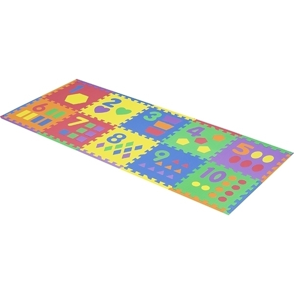 Игровой коврик-пазл Funkids 12" Цифры с Фигурками KB-024C-NT, 10 плит фото 2