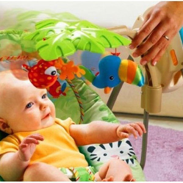 Колыбель Fisher Price FP M6710 Люлька- Тропический Лес — как выглядит в жизни