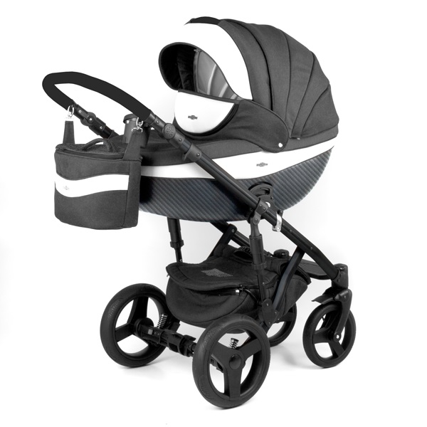 Детская коляска Adamex Monte Deluxe Carbon 3 в 1 - Фото