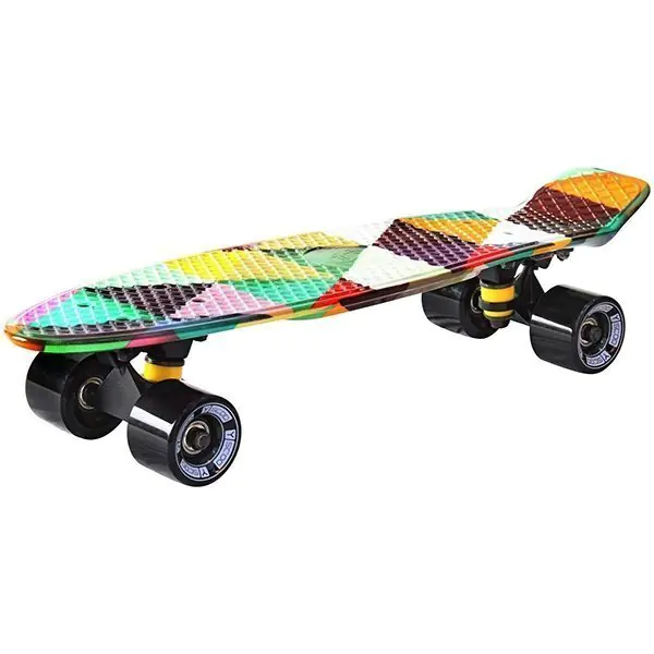 Скейтборд RT Y-Scoo Fishskateboard Print 22" с сумкой арт. 401G, 56,6х15 фото 4