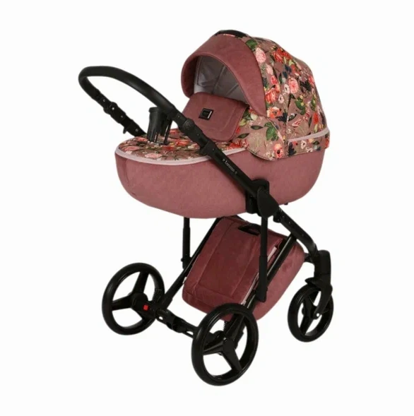 Детская коляска Adamex Luciano Flowers 2 в 1 фото 9