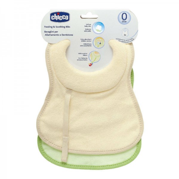 Нагрудники 0+ Chicco 310306031, 2 штуки фото 1