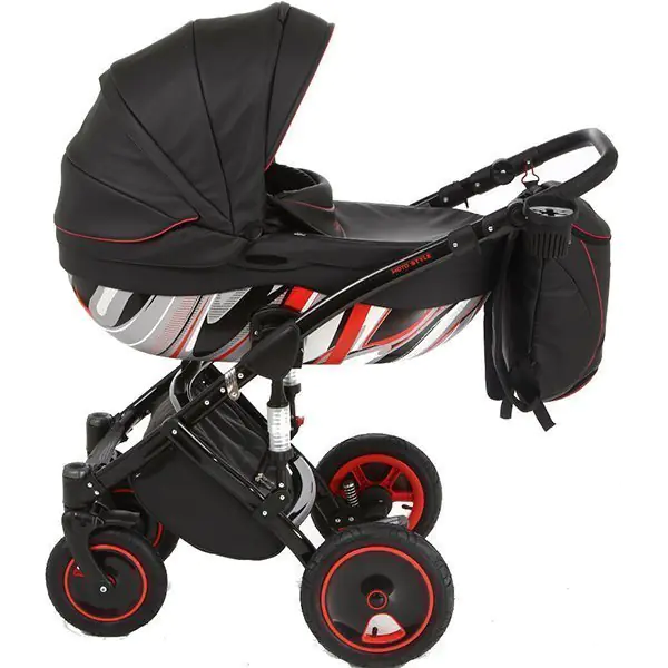 Детская коляска Tako Junama MotoStyle 2 в 1, эко-кожа фото 4
