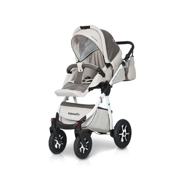 Детская коляска Expander Mondo Ecco 3 в 1, эко-кожа фото 1