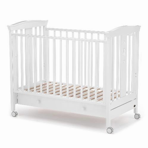 Детская кроватка Nuovita Fasto swing, продольный маятник — как выглядит в жизни