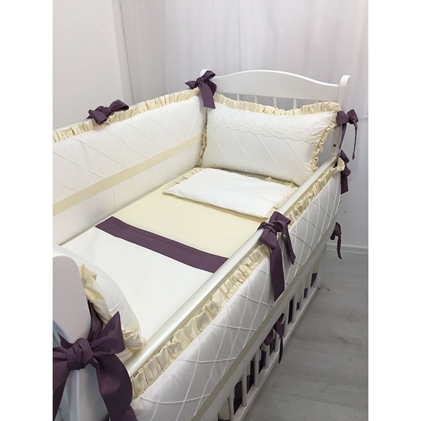 Комплект постели в кроватку Marele Мальта 460215, 11 предметов фото 6