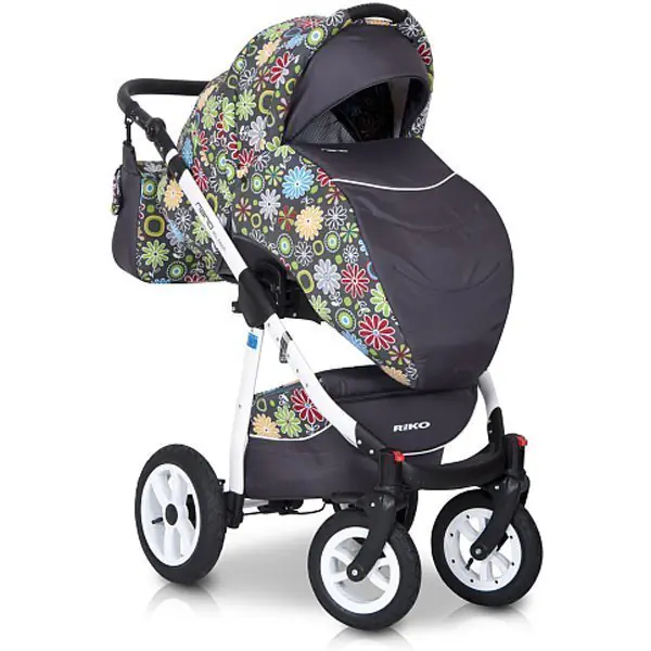 Детская коляска Riko Nano Flower Collection 2 в 1 фото 7