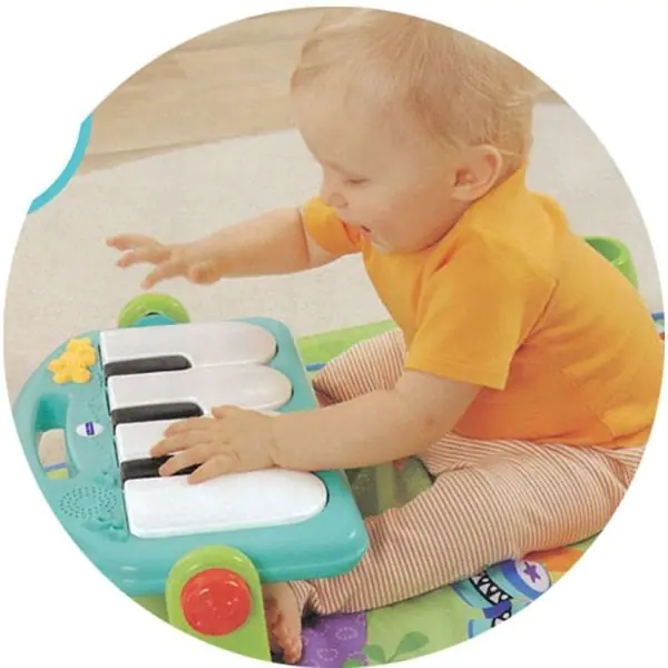 Развивающий музыкальный игровой коврик Fitch Baby Piano Gym фото 3