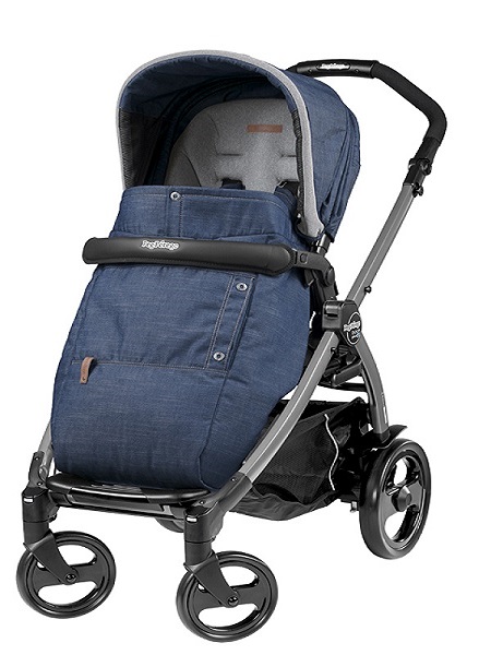 Детская прогулочная коляска Peg-Perego Book S Plus Pop-Up, шасси Jet - Фото