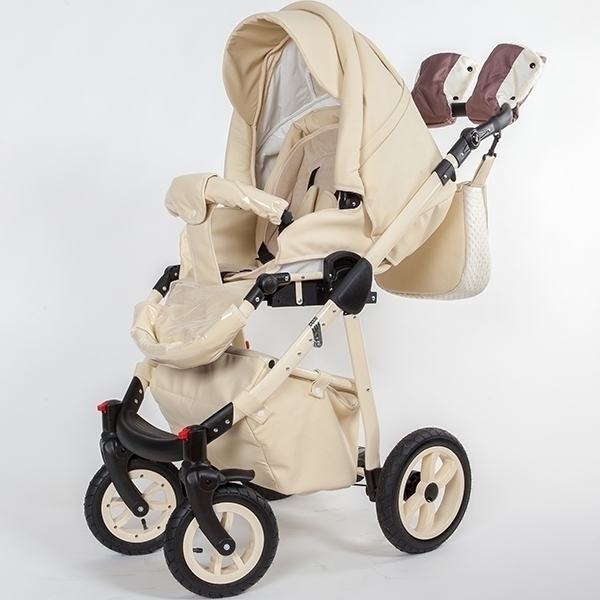 Детская коляска Nastella Casual 2 в 1, эко-кожа фото 1