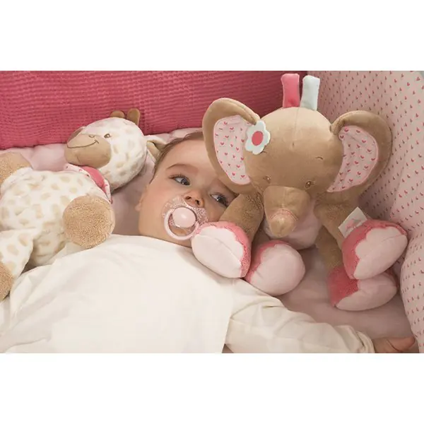 Мягкие игрушки малые Nattou Doudou Charlotte & Rose Жираф и Слоник 655118, 655101 фото 4