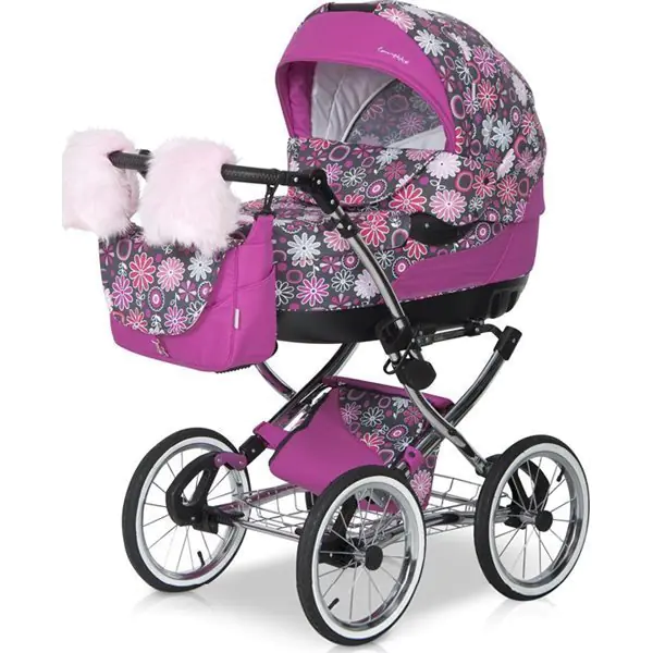 Детская коляска Caretto Michelle Color 2 в 1 фото 1