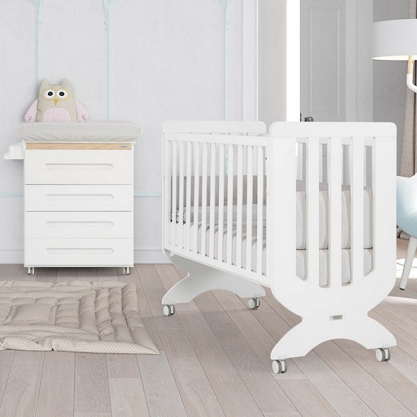 Детская кроватка Micuna Olimpia Relax (Микуна Олимпия Релакс) 120*60 white фото 2