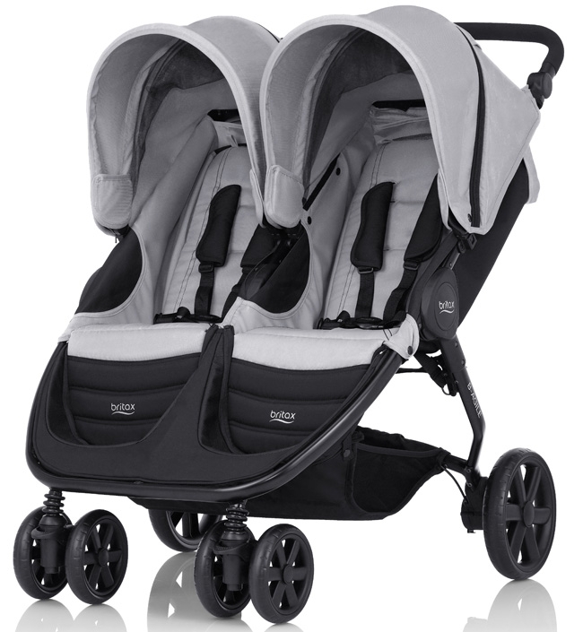 Детская прогулочная коляска для двойни Britax B-Agile Double Детская прогулочная коляска для двойни Britax B-Agile Double - Фото