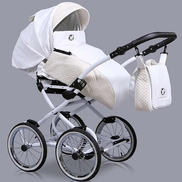 Детская коляска Nastella Luxe Prestige Eco 2 в 1, эко-кожа фото 6