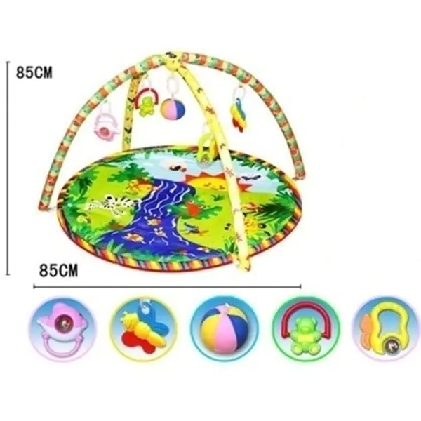 Детский игровой коврик с игрушками LaDiDa Весёлый Ручеёк, арт. 301 фото 2