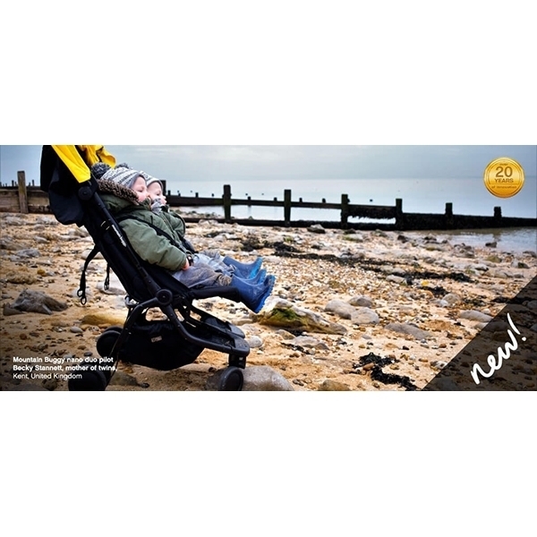 Коляска для путешествий с двойней Mountain Buggy Nano Duo фото 12