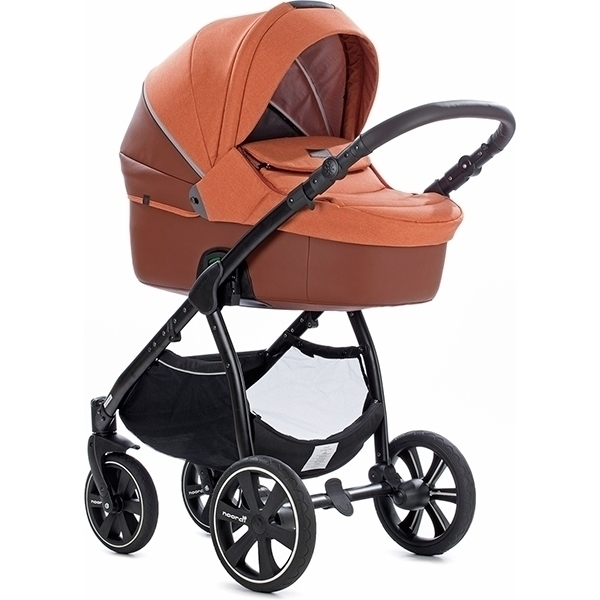 Детская коляска Noordi Fjordi Sport Leather Melange 2 в 1, ткань+эко-кожа фото 13