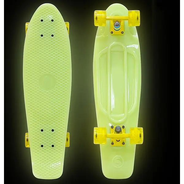 Скейтборд RT Y-Scoo Big Fishskateboard Glow 27" с сумкой арт. 402E, 68,6х19 фото 13