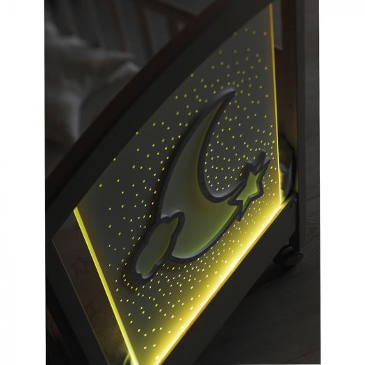 Детская кроватка Erbesi Moon LED фото 3